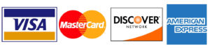 MasterCard, Visa, Discover, American Express Logos